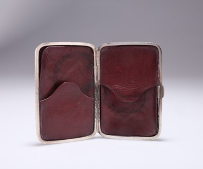 Lot 322 - A VICTORIAN SILVER CARD CASE