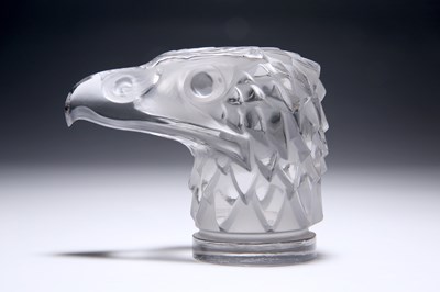 Lot 519 - RENÉ LALIQUE (FRENCH, 1860-1945), A 'TÊTE D'AIGLE' CAR MASCOT, DESIGNED 1928