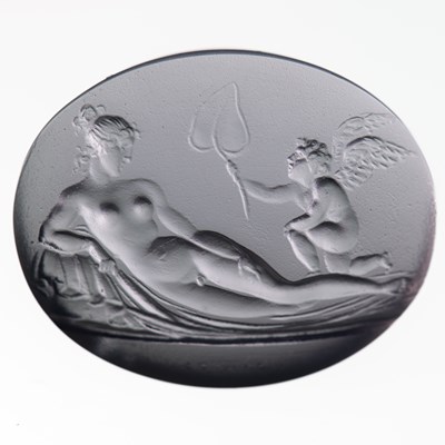 Lot 387 - A PASTE INTAGLIO AFTER THE ANTIQUE OF THE PRINCE STANISLAS PONIATOWSKI COLLECTION