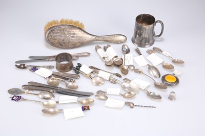 Lot 361 - A MIXED GROUP OF SILVER ITEMS