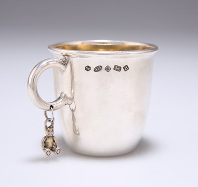 Lot 294 - AN ELIZABETH II SILVER CHRISTENING MUG