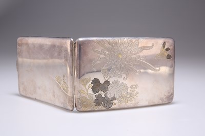 Lot 368 - A JAPANESE SILVER CIGARETTE CASE