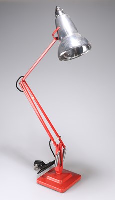 Lot 710 - A HERBERT TERRY RED ANGLEPOISE LAMP