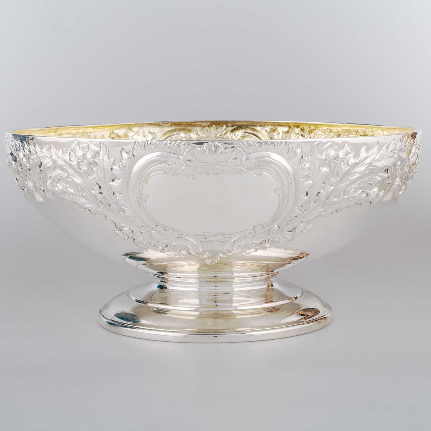 Lot 178 - A WILLIAM IV SCOTTISH SILVER PUNCH BOWL