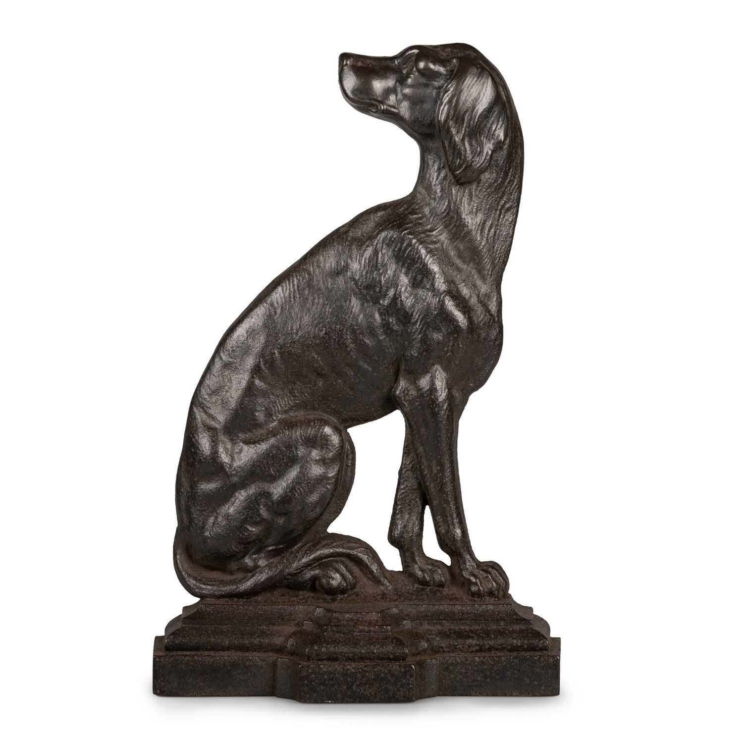 Lot 1078 A VICTORIAN CAST IRON DOG DOORSTOP