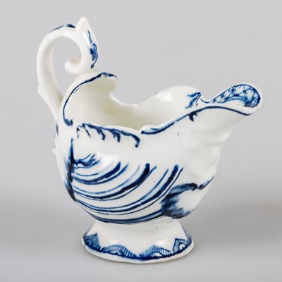 Lot 53 - A DERBY 'DOLPHIN EWER' CREAMER, CIRCA 1765