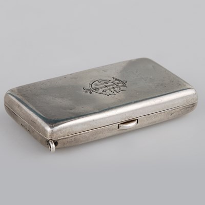 Lot 1149 - A VICTORIAN SILVER SOVEREIGN AND STAMP CASE COMBINATION