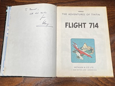 Lot 1000 - HERGÉ, TINTIN ANNUAL, 'THE ADVENTURES OF TINTIN FLIGHT 714'