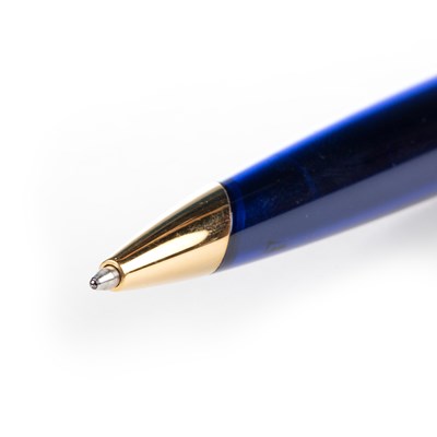 Lot 514 - A WATERMAN EDSON SAPPHIRE BLUE BALLPOINT PEN