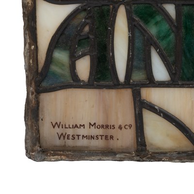 Lot 26 - A WILLIAM MORRIS & CO STAINED GLASS PANEL