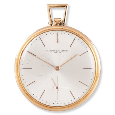 Lot 527 - AN 18CT ROSE GOLD VACHERON ET CONSTANTIN POCKET WATCH