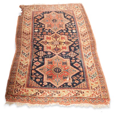 Lot 1207 - A CAUCASIAN KAZAK RUG