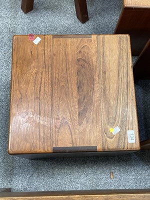 Lot 734 - GERALD MCCABE (USA, 1927-2010) FOR ORANGE CRATE MODERN, A TRIO OF MID-CENTURY CUBE SIDE TABLES