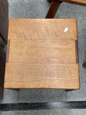 Lot 734 - GERALD MCCABE (USA, 1927-2010) FOR ORANGE CRATE MODERN, A TRIO OF MID-CENTURY CUBE SIDE TABLES