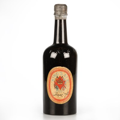 Lot 1030 - A BOTTLE OF BASS "KING'S ALE", BREWED 22ND FEB 1902