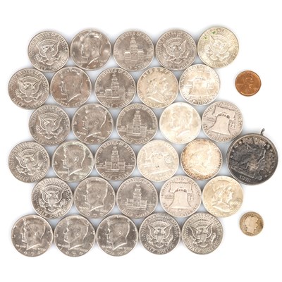 Lot 1006 - A MIXED GROUP OF AMERICAN COINS