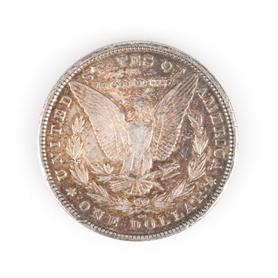 Lot 4 - A USA CARSON CITY MORGAN SILVER DOLLAR, 1880
