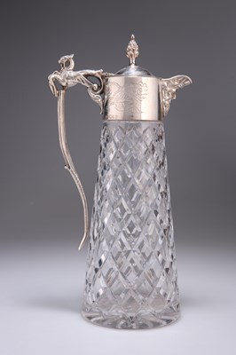 Lot 343 - AN ELIZABETH II SILVER-MOUNTED CLARET JUG