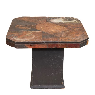 Lot 1254 - ATTRIBUTED TO PAUL KINGMA (DUTCH, 1931-2013), A BRUTALIST 'PATCHWORK' COFFEE TABLE