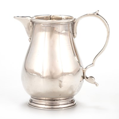 Lot 267 - A GEORGE II SILVER SPARROW-BEAK CREAM JUG