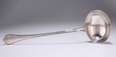 Lot 231 - A VICTORIAN SILVER SOUP LADLE