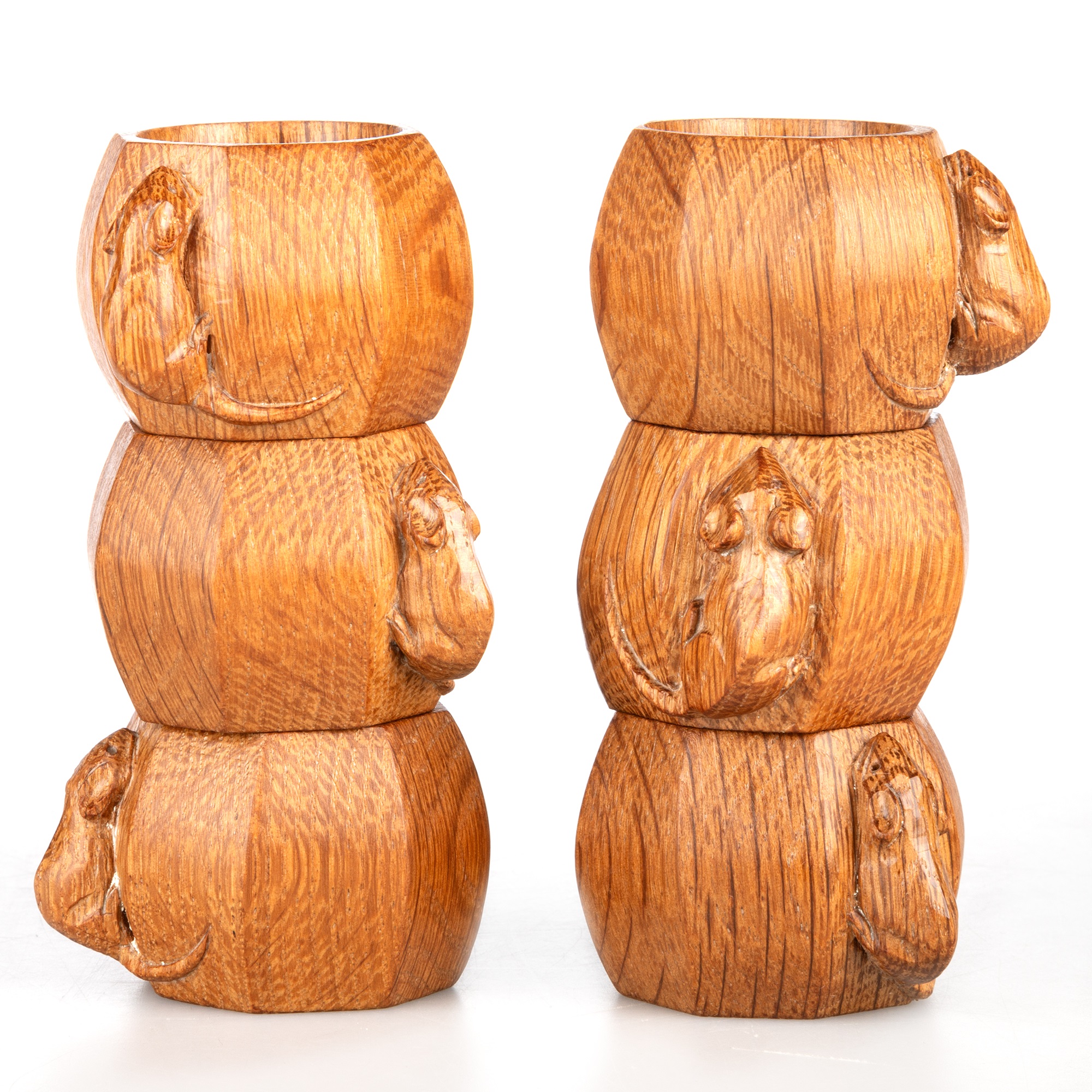 Lot 729 - ROBERT THOMPSON OF KILBURN, SIX MOUSEMAN OAK