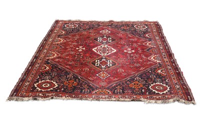 Lot 623 - A PERSIAN QASHQAI CARPET, CIRCA 1970