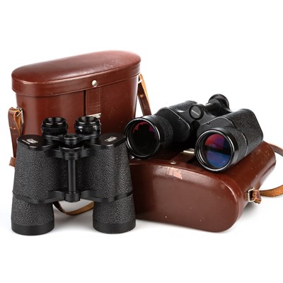 Lot 1202 - TWO PAIRS OF CARL ZEISS JENA BINOCULARS