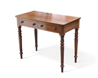 Lot 689 - A 19TH CENTURY MAHOGANY HALL TABLE