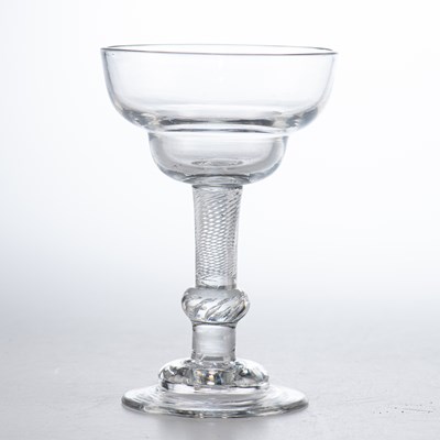 Lot 18 - A GLASS SWEETMEAT BOWL, 18TH CENTURY