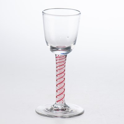 Lot 23 - A RARE WINE GLASS, 18TH CENTURY