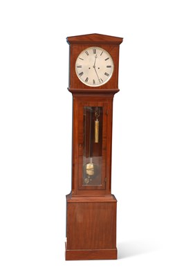 Lot 630 - A 19TH CENTURY SCOTTISH MAHOGANY 8-DAY LONGCASE CLOCK, BY BRYSON OF EDINBURGH, CIRCA 1850