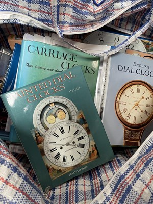 Lot 1001 - A GOOD COLLECTION OF CLOCK REFERENCE BOOKS AND PERIODICALS