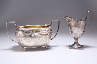 Lot 252 - A GEORGE III SILVER TWO-HANDLED SUGAR BOWL