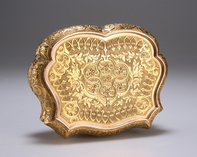 Lot 472 - A JEWELLED GOLD AND ENAMEL ROYAL PRESENTATION SNUFF BOX