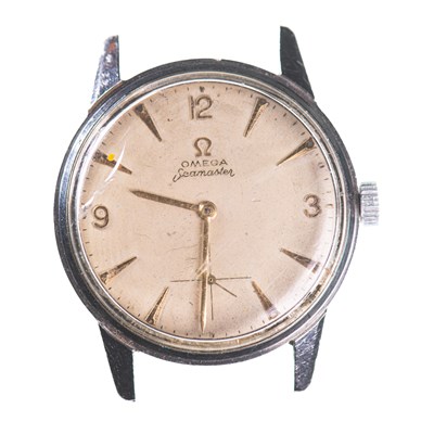 Lot 152 - GENTS STEEL OMEGA SEAMASTER WATCH HEAD