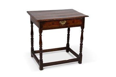 Lot 655 - AN OAK SIDE TABLE, CIRCA 1690-1700