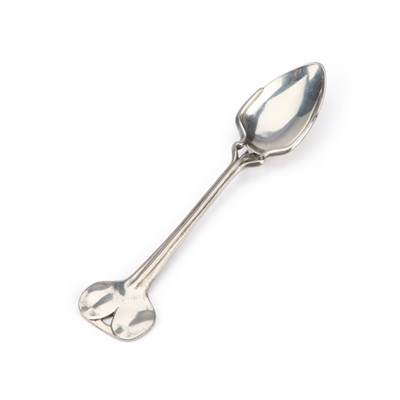 Lot 229 - ARCHIBALD KNOX (1864-1933) FOR LIBERTY & CO, A TUDRIC PEWTER SPOON