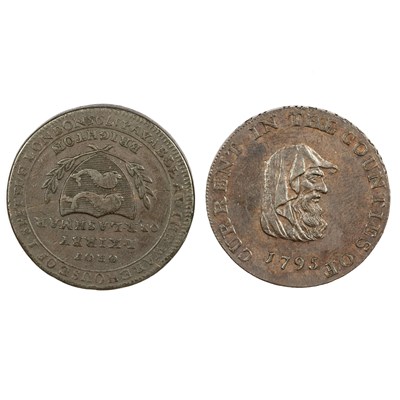 Lot 13 - A GROUP OF FIFTEEN 18TH/ 19TH CENTURY PROVINCIAL TOKENS