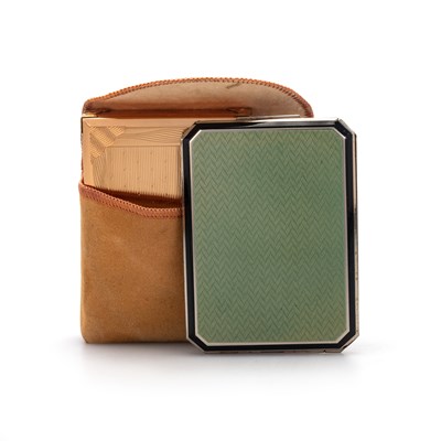 Lot 135 - TWO VINTAGE COMPACTS