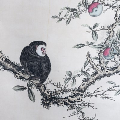 Lot 182 - AFTER ZHANG DAQIAN (20TH CENTURY), GIBBON