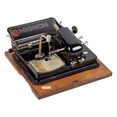 Lot 611 - A MIGNON MODEL 4 INDEX TYPEWRITER, CIRCA 1928