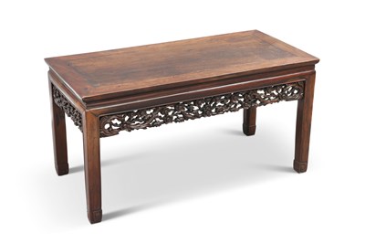 Lot 734 - A CHINESE HONGMU KANG TABLE, EARLY 20TH CENTURY