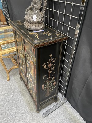 Lot 788 - A PAIR OF 20TH CENTURY CHINESE LACQUER SIDE CABINETS