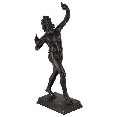 Lot 626 - AFTER THE ANTIQUE, A BRONZE FIGURE OF THE DANCING FAUN OF POMPEII