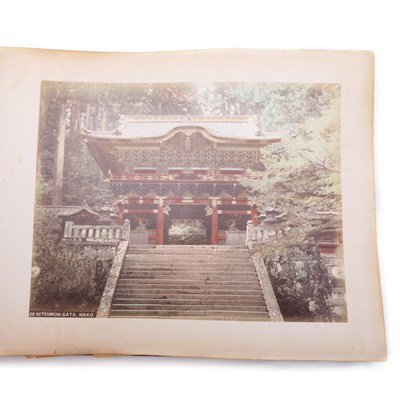 Lot 111 - AN EARLY 20TH CENTURY JAPANESE PHOTOGRAPH ALBUM