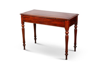 Lot 780 - A 19TH CENTURY MAHOGANY CONSOLE TABLE