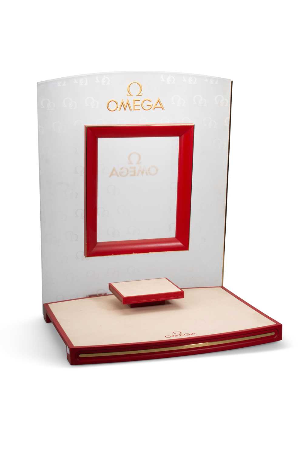 Omega Spring Display Lot 555 - AN OMEGA STOCKIST WATCH DISPLAY STAND