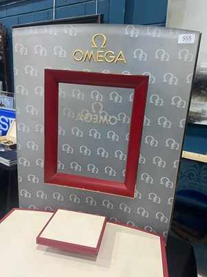 Lot 555 - AN OMEGA STOCKIST WATCH DISPLAY STAND