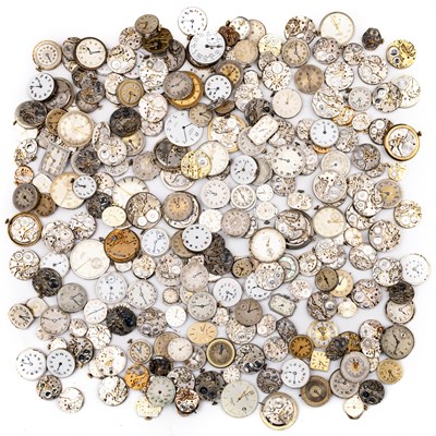 Lot 476 - A LARGE COLLECTION OF WATCH MOVEMENTS